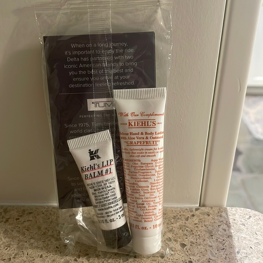 Kiehl’s Travel size #1 Lip Balm and Hand Cream